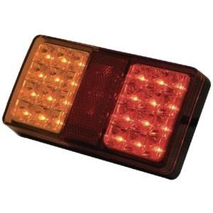 xx Achterlicht LED rechthoek opbouw 12/24V
