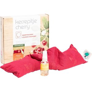 Kersepitje® Cervico Aromatics Ylang Ylang - Langwerpig Kersenpitkussen - Incl. Aromaspray