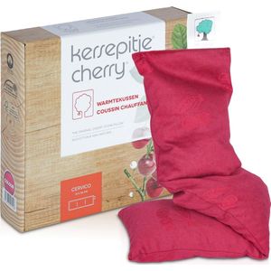 Kersepitje® Cervico - Langwerpig Kersenpitkussen - the ONLY original - 13x55cm