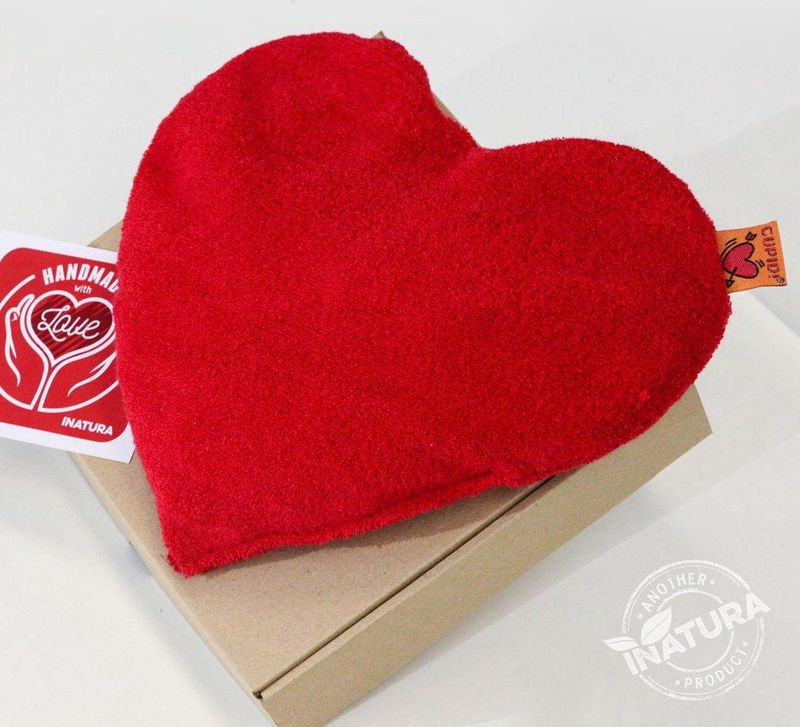 Inatura Cupid Hartvormig Kersenpitkussen - Wasbaar - The Only Original