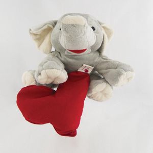 Cherry Belly - Knuffel Olifant - Kersenpitkussen - Wasbaar - Hartvorm