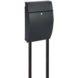 Brievenbus - Rood - Staal