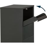 Practo Garden - Pakketbrievenbus - Hannover - Metaal - Zwart