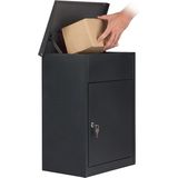Practo Garden - Pakketbrievenbus - Edmonton - Zwart - Mat