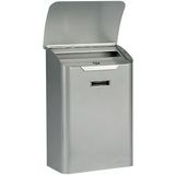 Practo Garden - Brievenbus - Leeds - Gelakt staal - Zilvergrijs