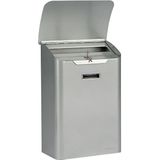 Practo Garden - Brievenbus - Leeds - Gelakt staal - Zilvergrijs