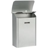 Practo Garden - Brievenbus - Leeds - Gelakt staal - Zilvergrijs