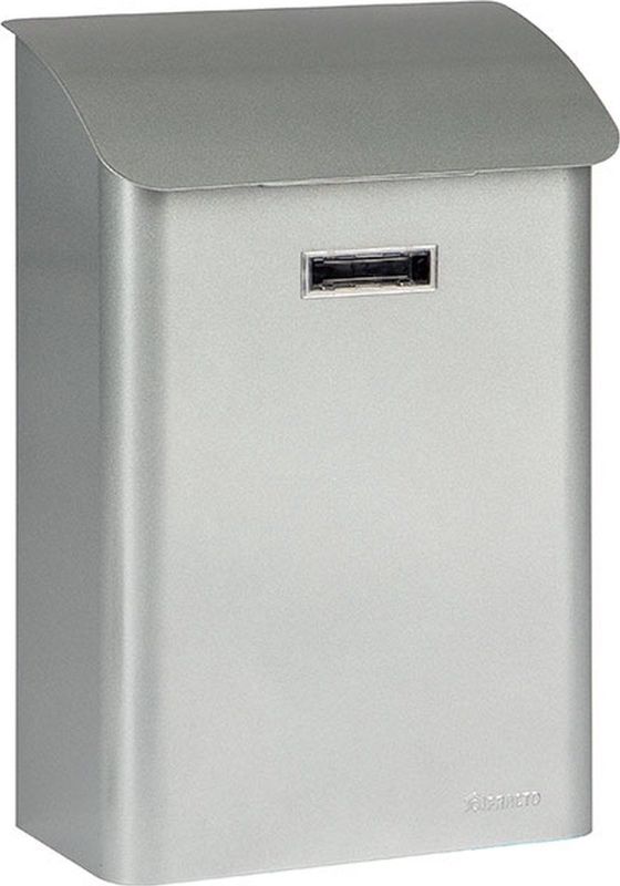 Practo Garden - Brievenbus - Leeds - Gelakt staal - Zilvergrijs