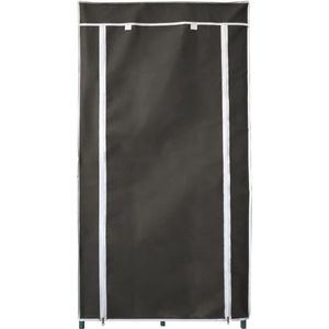 Practo Home Kledingkast 77x47x152 cm grijs