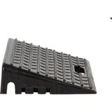 Rubberen oprijhelling met antislip - 49 x31 x 10 cm - drempelhulp
