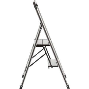 Escalo Aluminium huishoud trapladder SPACE met 2 grote antisliptreden treden