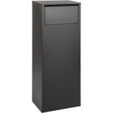 Staande pakketbrievenbus DORTMUND ZWART deurtje achterzijde