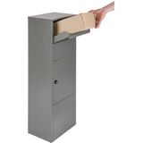 Practo Garden - Pakketbrievenbus - Hannover - Metaal - Grijs - Met cijferslot