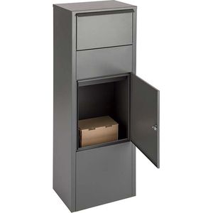 Practo Garden - Pakketbrievenbus - Hannover - Metaal - Grijs - Met cijferslot