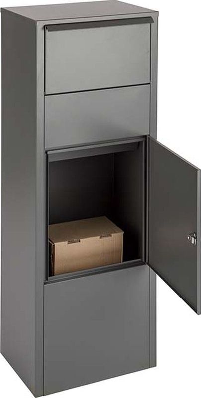 Practo Garden - Pakketbrievenbus - Hannover - Metaal - Grijs - Met cijferslot