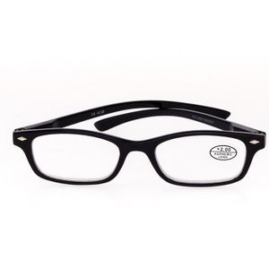 Pharmaglas Zwarte leesbril +2,00 1 stuks