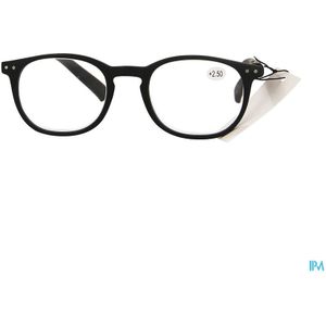 Lesebrille Roma - Zwart - Inclusief Etui - Sehstärke +2.50