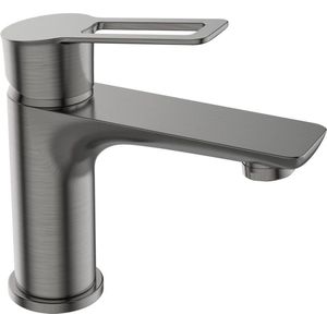 Wastafelkraan sanimar tirreno eengreepshendel gunmetal