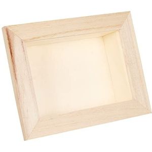 Artemio Vitrine, hout, beige, 12 x 4 x 18 cm VIVT0812