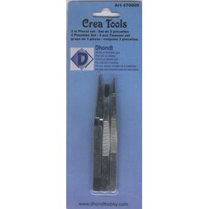 Crea Tools Set 3 pincetten