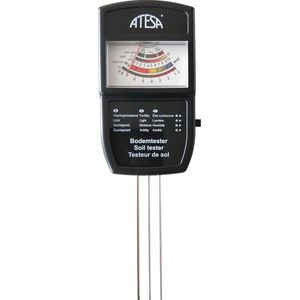 Atesa bodemtester 4-in-1: voedingstoestand, licht, vochtigheid & zuurtegraad (pH) | TMMA01
