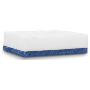 Scarabee - Verwijdert Hardnekkig Vuil - 10 Stuks - Wit en Blauw - Gecomprimeerde Melamine