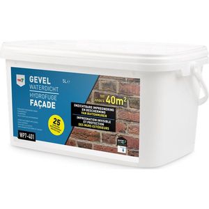 Tec7 - WP7-401 - Gevel Waterdicht - Wit/Geelwit - 5L