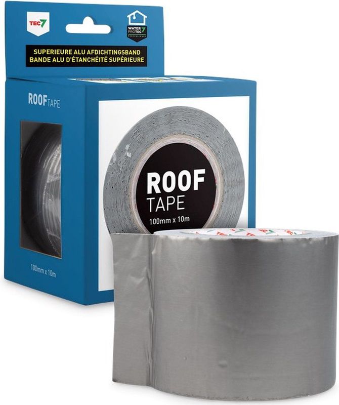 Tec7 - WP7-202 - Roof Tape - Loodkleurig - 100mm x 10m - Butylrubber