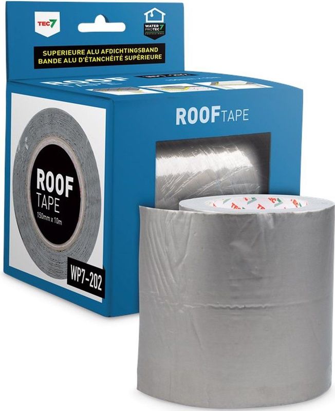 Tec7 - WP7-202 - Klustape - Loodkleurig - Butylrubber - 150mm x 10m