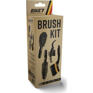 Bike7 - Borstel Set - Fietsonderhoud - Slijtvaste Borstels - Ergonomische Handvaten