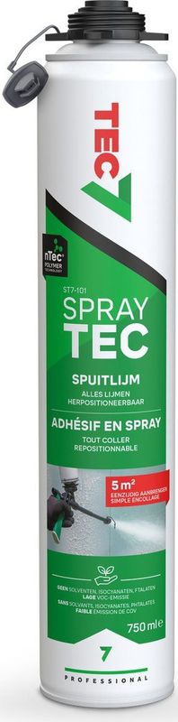 Tec7 - MS Polymeer Spuitlijm - Wit - 750ml