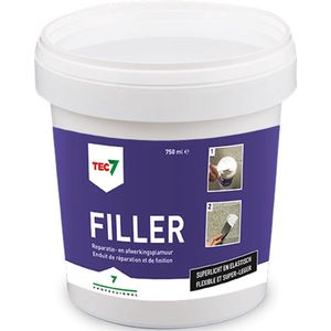 Tec7 Filler pot Alles-in-één vulmiddel en afwerkingsplamuur 750ml - 601075000 - 601075000