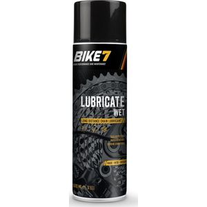 Bike7 - Lube Wet - 500ml - Smeermiddel voor Fietsonderhoud - Transparant met PTFE