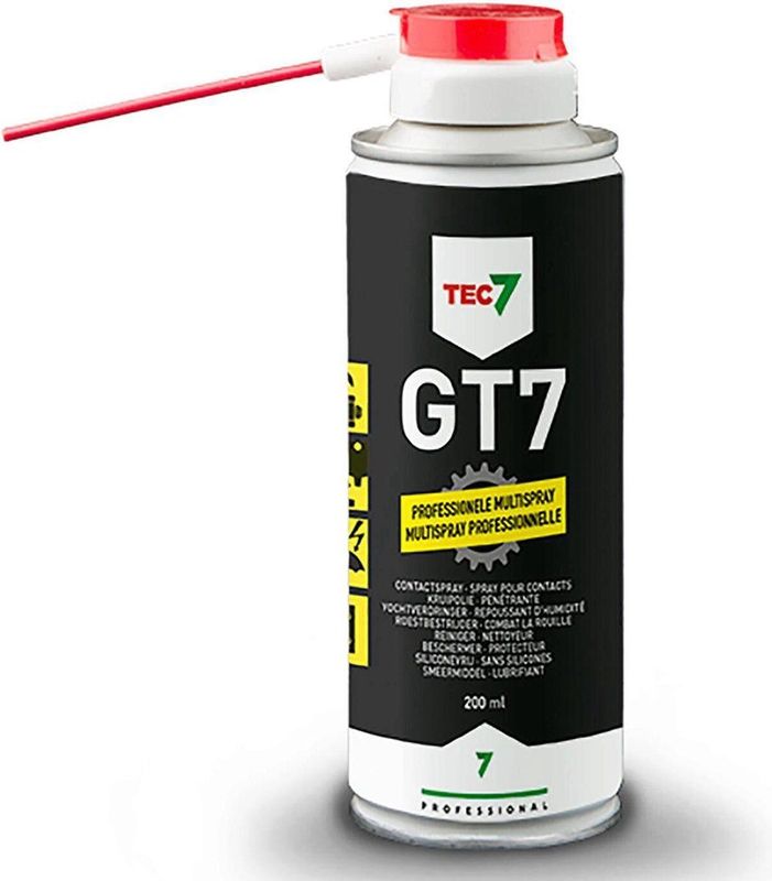 Tec7 - Multispray GT7 - 200 ml - Vochtverdringer - Roestbestrijder - Smeermiddel