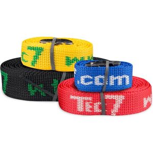 TEC7 - Fasty Spanband - Zwart - 300cm - Corrosiebestendige Gesp