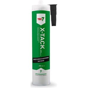 TEC7 X-Tack Montagekit - Zwart - Patroon - 290ml