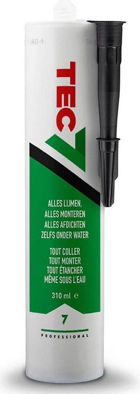 TEC7 Montagekit - Zwart - Patroon - 310ml