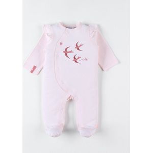 Noukie's - Pyjama - Roze - Katoen - Vogels - 1 maand 56