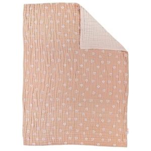 NOUKIE'S - Mousseline deken - Mix & Match - Katachtigen - Bruin - 75 x 100 cm