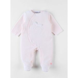 Corduroy - Fluwelen Pyjama - Lichtroze - Eenhoorn