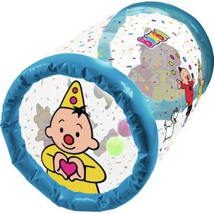 Bumba opblaasbare kruiprol - confetti - met 5 kleurrijke ballen