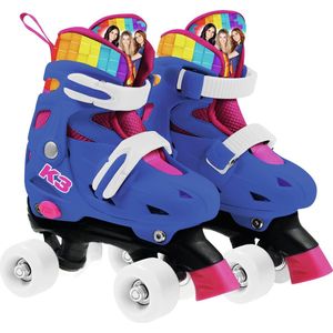 K3 rolschaatsen maat 26/29 - regenboog - met verstelbare schoen