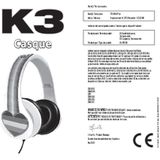 K3 - Hoofdtelefoon - Regenboog - Begrensd op 85 dB