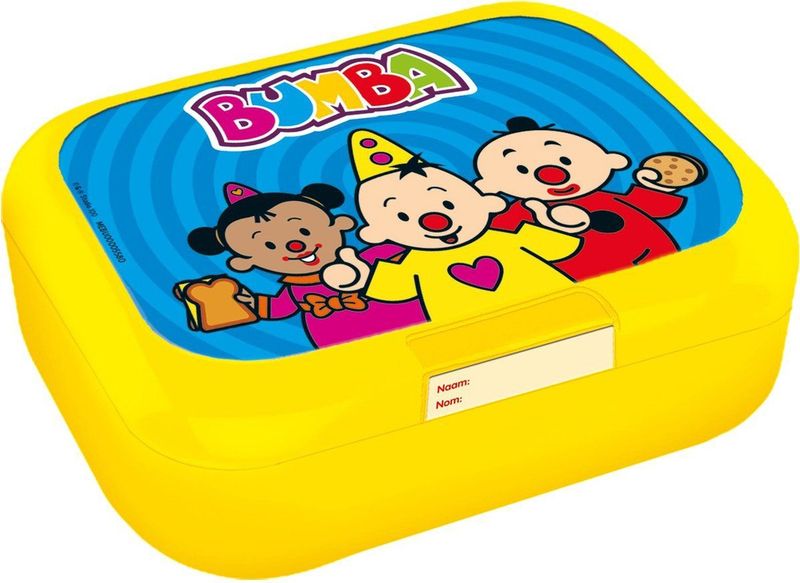 Bumba - Vershouddoos - Geel - Kunststof - Met Naamlabel