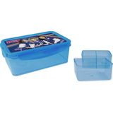 K3 - Lunchbox Sport - Blauw - Kunststof - Met 2 Uitneembare Bakjes