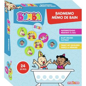 Bumba - Badmemo - Denkspel - Multicolor - Waterbestendig - 24 Plaatjes