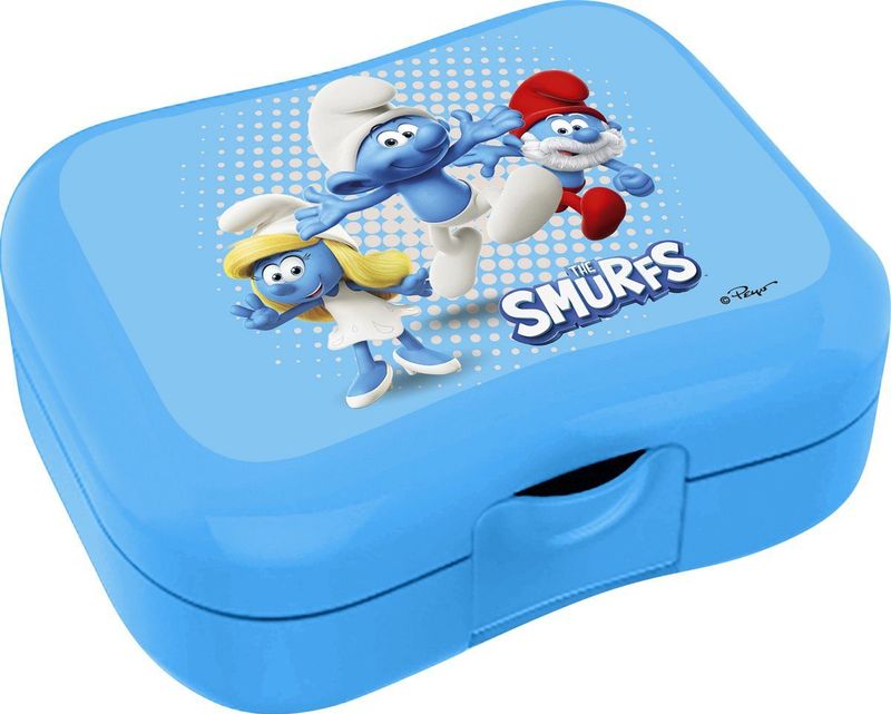 De Smurfen - Koekendoos - Blauw - Plastic