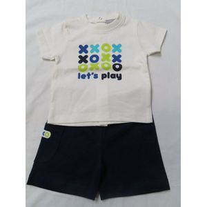 Wiplala - Zomer pakje - Jongen - XXOX - Wit / Marine -  3 maand  62