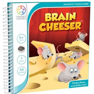 SmartGames - BrainCheeser - 48 opdrachten - magnetisch reisspel