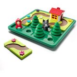 SmartGames - Roodkapje - Educatief Denkspel - Rood - 48 Uitdagingen